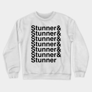 Stunner Helvetica List Crewneck Sweatshirt